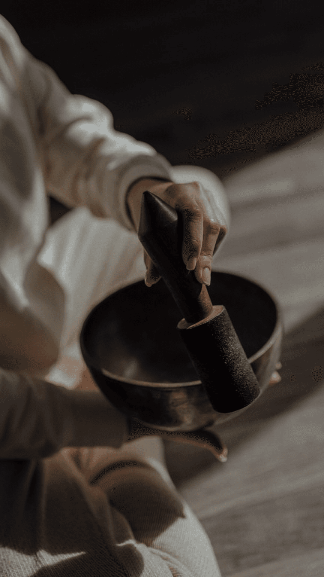 Sound healing session